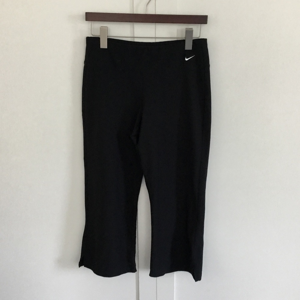 (2) N - Nike, Black “Capri” Leggings Size M